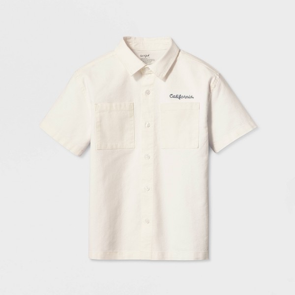 Camisa de Manga Corta para Niño de Mecánico con Botones Corte Relajado - Cat & Jack™ 2