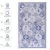 Grungis Modern Washables Rugs,Doormat Rug with Non-slip Backing,Stain Resistance Indoor Carpet for Bedroom,Dining Room - 2 of 4