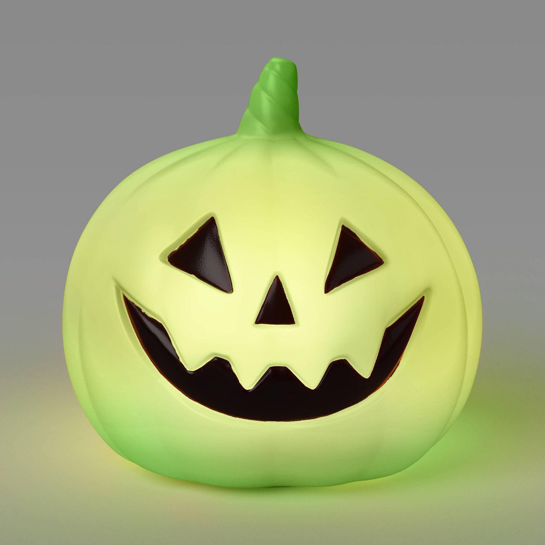 8" Lit Pumpkin Blow Mold Halloween Decorative Prop - Hyde and EEK! Boutique™