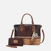 MKF Collection Autumn Croc-Embossed Tote & Wallet Set by Mia K - 2 of 4