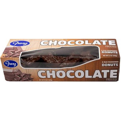 Franz Donuts Frosted Chocolate Donut - 6ct/12oz