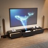 POVISON 102.36''Modern Electric TV Stand with Ultra-short Throw Projector Cabinet, Premium Wooden Material, Automatic Telescopic Platform - 2 of 4