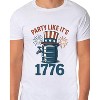 Fourth Of July Men's Party Like It's 1776 Parody Funny T-Shirt - 4 of 4