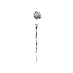 SOHI Women's Metallic Silver Party Cuff Earrings - 1 of 4