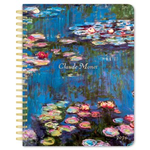 BrownTrout Claude Monet 2026 6"x7.75" Desk Planner Foil Stamped Cover - 1 of 4