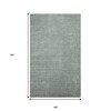 Gray Wool Hand Woven Area Rug - 3 of 4
