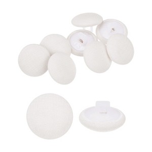 Unique Bargains Bridal Wedding Dress Suit DIY Satin Shiny Sewing Buttons 10 Pcs - 1 of 4