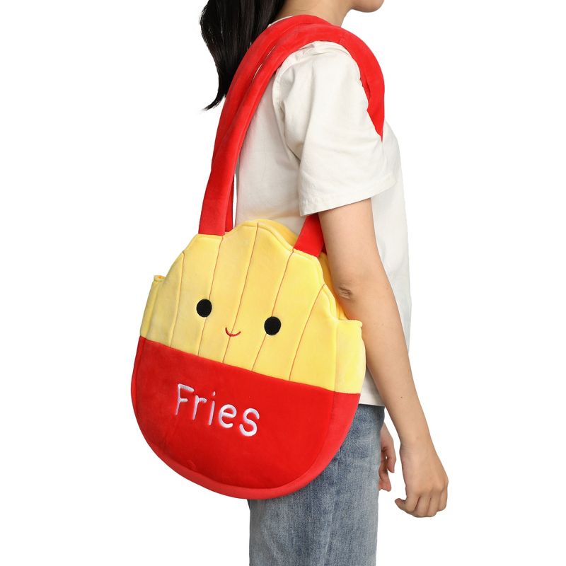 Squishmallows Floyd the Fries Plush Tote Bag, 4 of 5