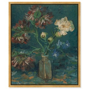 Art Remedy Van Gogh Blau Van Gogh Classic Fields and Floral Wall Art Framed - 1 of 4