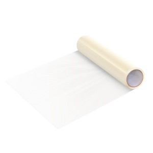 VEVOR Carpet Protection Film, 24" x 50' Floor and Surface Shield with Self Adhesive Backing, Polyethylene Adhesive  Mat Protector Roll, Transparent - 1 of 4