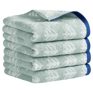 REGALWOVEN Cute Pattern Cotton Soft Absorbent Bathroom Hand Towel 14 x 30 Inch - 1 of 4