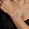 Women's Silver Plated Bracelets - Large and Sparkling Cubic Zirconia Bracelets - Elegant Gifts - 4 of 4