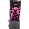 Women's New Ranger Tundra II 11" Women's Thermolite Winter Boots, Black & Pink - 3 of 4