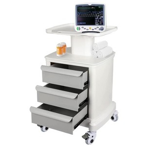 Mojgar Mobile Trolley Cart for Ultrasound Imaging Scanner Vehicle Trolley Beauty Storage Cart 110 LBS Load for Hospital Medical Clinic - 1 of 4
