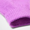 Kids' 3pk Vibrant Gloves - Cat & Jack™ Pink/Purple/Black - image 3 of 3