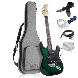 Ashthorpe 39-Inch Electric Guitar with S-S-S Pickups and Tremolo Bar, Full-Size Guitar Kit with Gig Bag and Accessories - 1 of 4