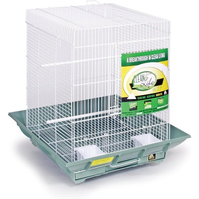 Prevue Pet Products SP850B/B Clean Life Cockatiel Cage, Black, 1/2"