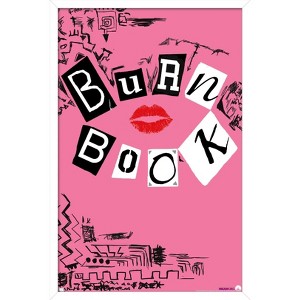 Trends International Mean Girls - Burn Book Framed Wall Poster Prints - 1 of 4