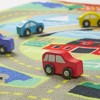 Melissa & Doug Round the Town Road Rug and Car Activity Play Set With 4 Wooden Cars (39 x 36 inches) - image 4 of 4