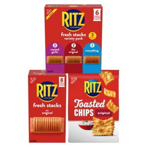 RTIZ Crackers 11.8oz Original Travel Pack + 8.85oz Entertaining