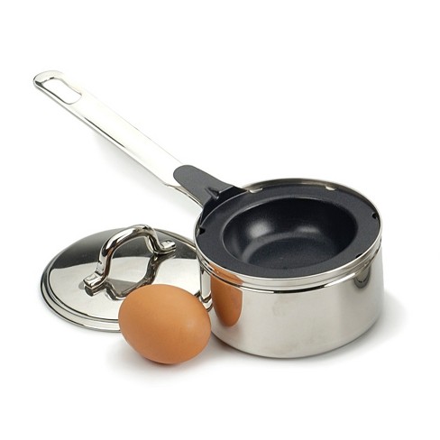 Hastings Home Microwave Egg Cooker - Gray/Silver - Portable Breakfast Omelet Maker - Dishwasher Safe - Non-Stick - Kitchen Tools | 571504SFV
