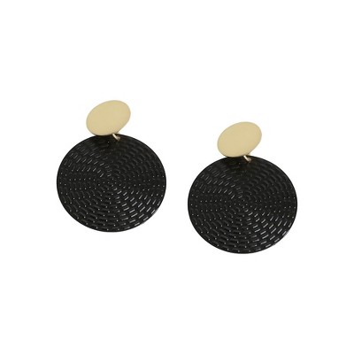 SOHI Women's Contrast Drop Earrings