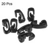 Unique Bargains Camping Tent Canopy Plastic Snaps Hooks Black 0.78"x0.27" - 3 of 4