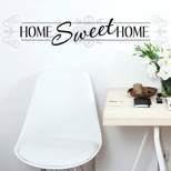 Home Sweet Home Peel and Stick Wall Decal Black - RoomMates