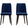 Sevobal Dining Chairs Mid-Century Modern Dining Chairs Set of 2 with Soft Upholstery for Kitchen Living Room, Blue, 20"*36"*18" - 4 of 4