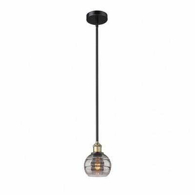 Rochester - 1 Light Stem Hung Mini Pendant In Industrial Style-7.38 Inches Tall and 5.88 Inches Wide