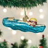 Old World Christmas Glass Blown Ornament for Christmas Tree, Swimming - 4 of 4