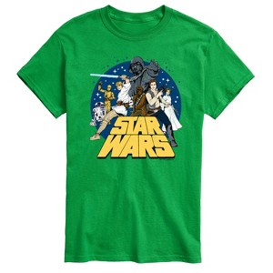 Men's - Star Wars - Luke and Friends Retro Group Short Sleeve Graphic T-Shirt - 1 of 3