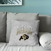 NCAA Colorado Buffaloes 16" Heather Gray Sweatshirt Pillow - 4 of 4