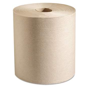 Marcal PRO 100% Recycled Hardwound Roll Paper Towels, 1-Ply, 7.88" x 800 ft, Natural, 6 Rolls/Carton