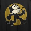 Felix the Cat Whistle While You Work Women's Black Crop Tee - 2 of 3