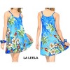 HAPPY BAY Women's Vacay Holiday Beach Summer Beachwear Sleeveless Casual Dress Honeymoon Nightshirts Mini Slip Nighty - 2 of 4