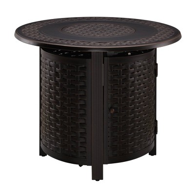 Hendricks Round Aluminum Fire Pit - Fire Sense