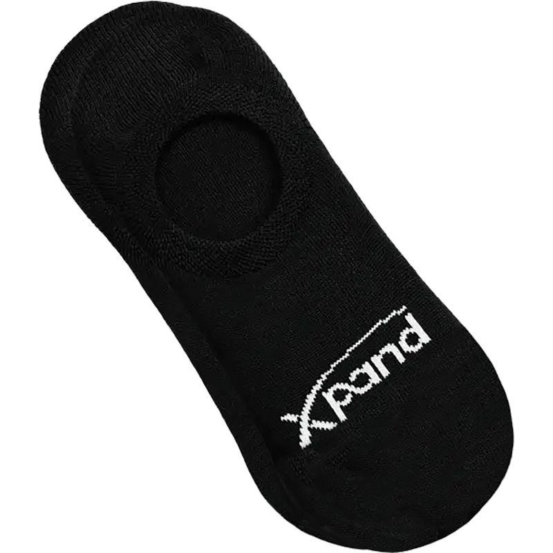 Xpand Laces Cushioned No-Show Casual Socks - Black, 1 of 3