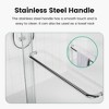 NicBex 56-60"W X 70" H Shower Door Semi-Frameless Double Sliding Shower Door with 1/4"(6mm) Thick  Glass with Handrail and Splash - 4 of 4