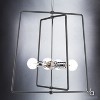 Urban Ambiance Luxury Luxe Industrial Chic Chandelier,  23"H x 21.875"W,  Polished Chrome Finish, UHP2660 - 3 of 4