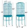 Yaheetech Open Top Metal Bird Cage Large Rolling Parrot Cage With Stand - 4 of 4