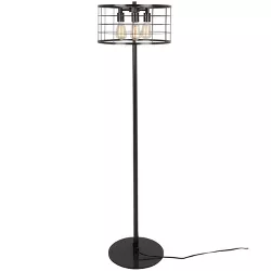 62" Indy Wire Floor Lamp Antique - LumiSource