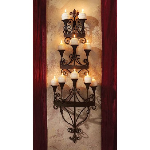 Taper Candle Wall Sconces and Flameless Candles, A Perfect Pair