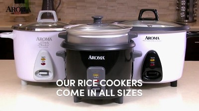 Aroma14-Cup (Cooked) / 3Qt. Select Stainless Rice & Grain Cooker