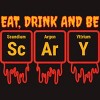 Men's Design By Humans Funny Periodic Element Chemistry Halloween Science By Luckyst T-Shirt - 2 of 4
