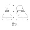 Vaxcel Delano 1 - Light Wall Light in  Oil Burnished Bronze - 2 of 4
