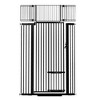 GOTGELIF Pet Gate 70.98" Extra Tall 29.5-40.6" Wide Auto Close Pressure Mount Gate - Adjustable Cat Door - 2 of 4