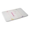 Deny Designs April Lane Art Simple Bow Monogram Memory Foam Bath Mat - 2 of 4