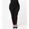 Unique Vintage Women's Plus High Waist Rizzo Pants - 2 of 4