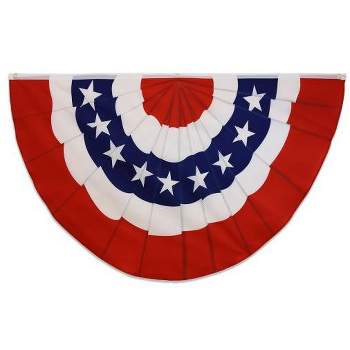 Maison 5'x3' USA Bunting All American Poly Flag Patriotic Perfect 4th Of July Independence Day Flag Great For Indoors & Outdoors